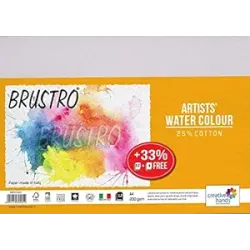 Brustro 25% Cotton Watercolour Paper 200 Gsm