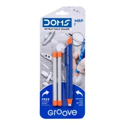 Doms Groove Retractable Eraser With Refill