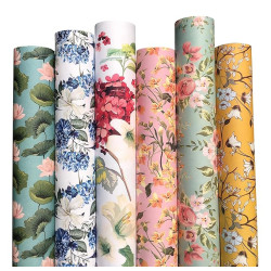 Multicolor Floral Gift Wrapping Paper Sheets