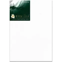 Monalisa Artists' White Primed Stretched Cotton Canvas Lite