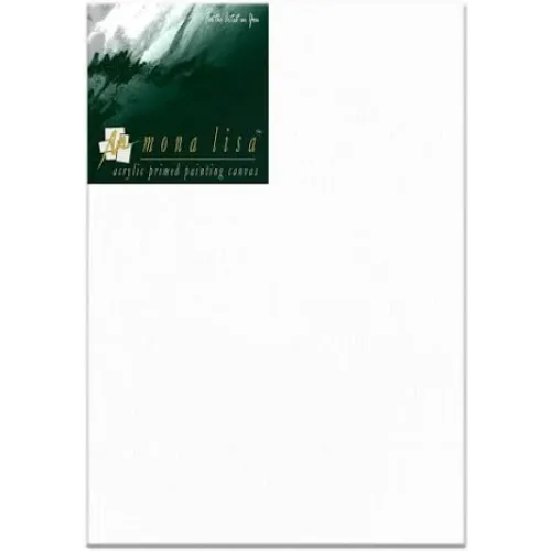 Monalisa Artists' White Primed Stretched Cotton Canvas Lite