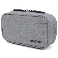 Wooum Large Capacity Zipper Polyester Pencil Pouch