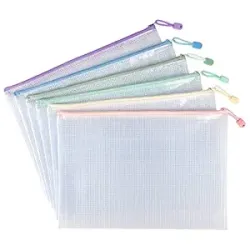 Tamaki 6 Pack Mesh Zipper Pouch Bags