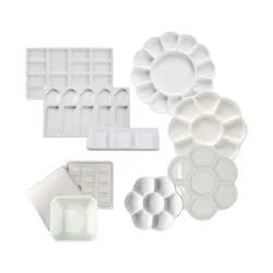 Canvazo Ceramic Palettes for Painting - Choose Shape & Size